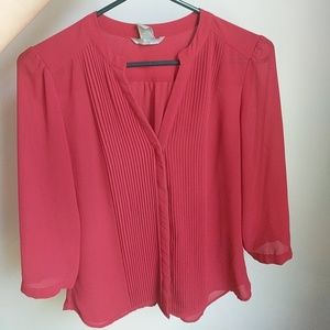 Red blouse